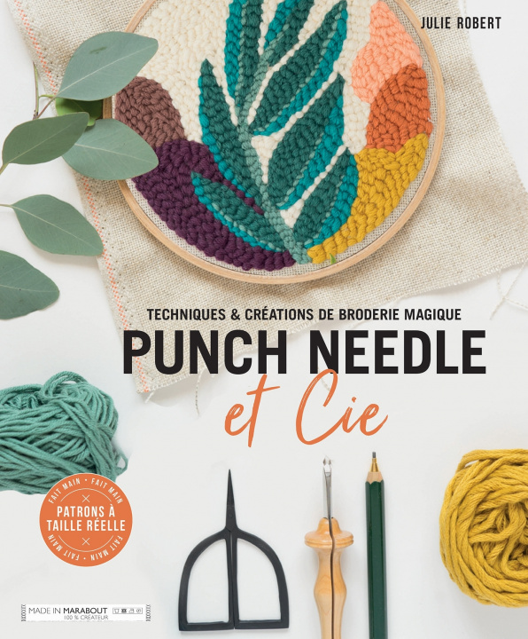 Kniha Punch needle Julie Robert