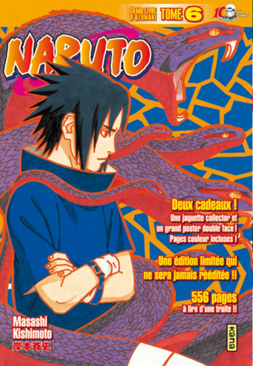 Carte Naruto version collector - Tome 6 Masashi Kishimoto