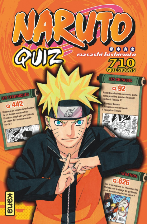 Kniha Naruto Quiz Masashi Kishimoto