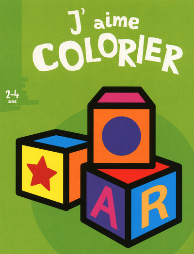 Knjiga J'AIME COLORIER (2-4 ANS)(CUBE 