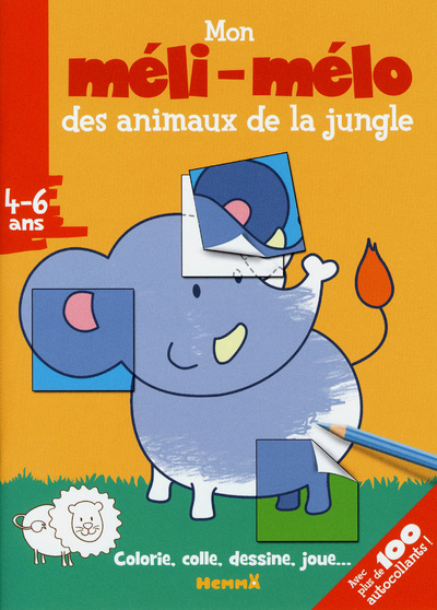 Knjiga Mon méli-mélo des animaux de la jungle 