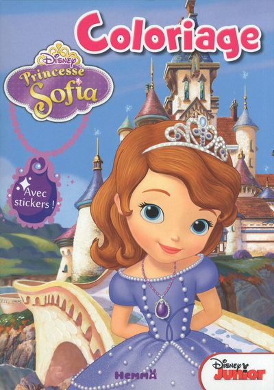 Knjiga PRINCESSE SOFIA COLORIAGE AVEC STICKERS 
