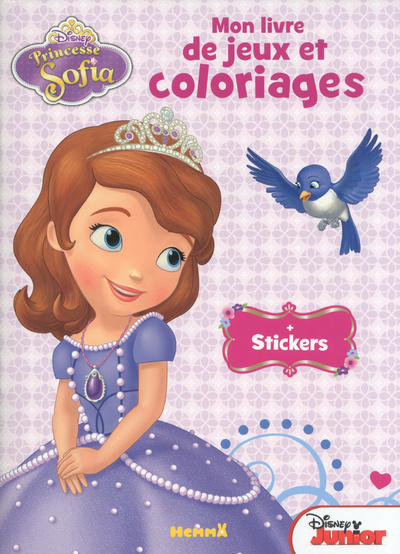 Knjiga PRINCESSE SOFIA MON LIVRE DE JEUX ET COLORIAGES + STICKERS 