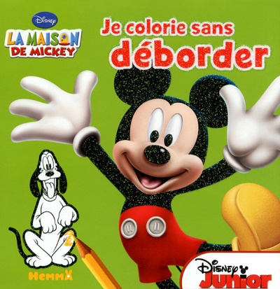 Kniha La maison de Mickey je colorie sans déborder Florine Thonnard
