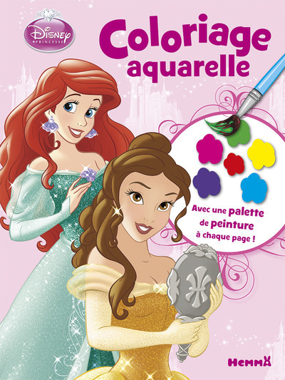 Knjiga Disney Princesse Coloriage aquarelle 