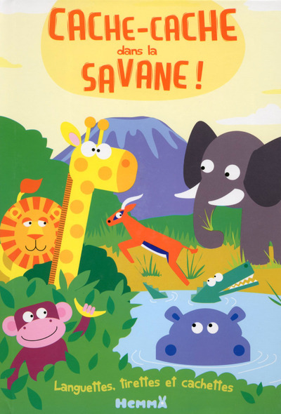 Knjiga Cache-cache dans la savane ! 