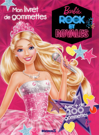 Livre Barbie Rock et Royales Mon livret de gommettes 