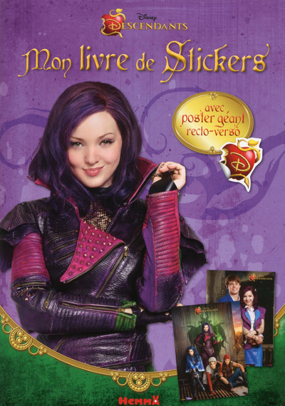 Buch Disney Descendants Mon livre de stickers + Poster Florine Thonnard