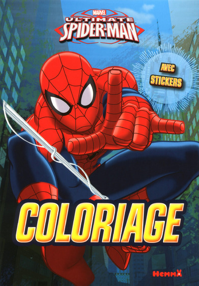 Knjiga Marvel Ultimate Spider-Man Coloriage avec stickers (Ciel bleu) Adèle Constant