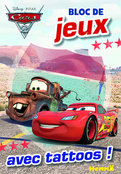 Knjiga Cars 2 Bloc de jeux avec tattoos ! Nathalie Wilkin