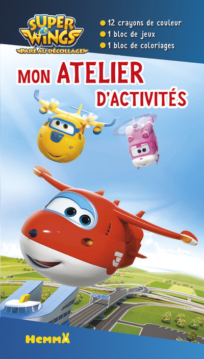 Книга Super Wings Mon kit d'activités 