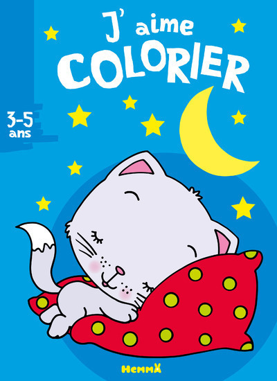 Knjiga J'aime colorier (3-5 ans) (Chaton) 