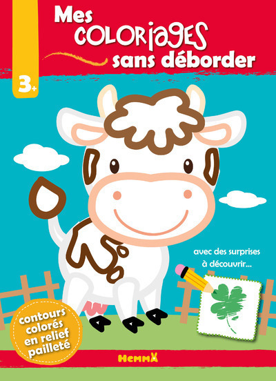 Knjiga Mes coloriages sans déborder (Vache) 