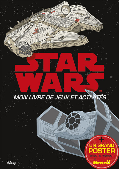 Книга Disney Star Wars Mon livre de jeux et activités + un grand poster 