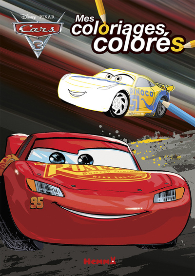 Knjiga Cars 3 Mes coloriages colorés 