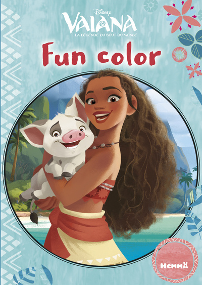 Kniha Disney Vaiana Fun color Collectif