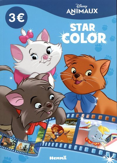 Carte Disney Animaux - Star color (Les Aristochats) 