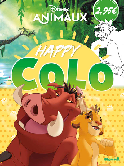 Kniha Disney Animaux Happy colo 