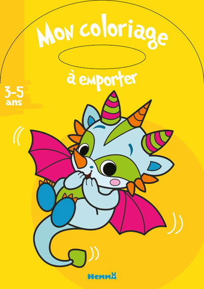 Knjiga Mon coloriage à emporter (3-5 ans) (Bébé dragon) 