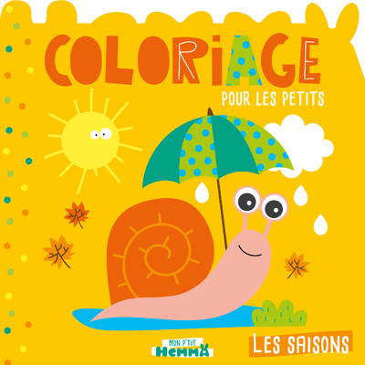 Knjiga Mon P'tit Hemma Coloriage pour les petits - Les saisons 