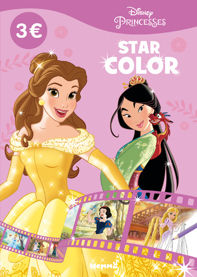 Kniha Disney Princesses - Star Color (Belle et Mulan) 