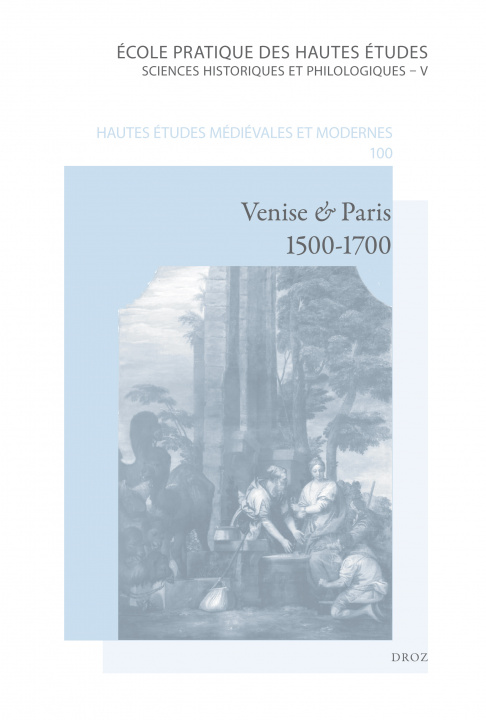 Kniha VENISE ET PARIS, 1500-1700 