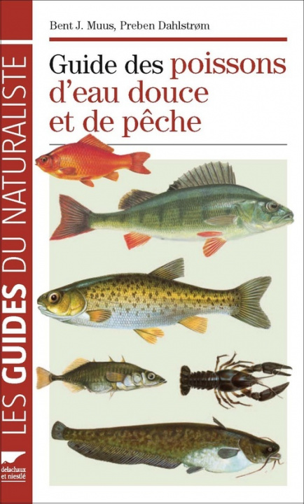 Carte Guide des poissons d'eau douce et de pêche Bent J. Muus
