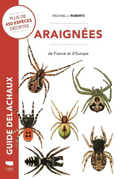 Carte Araignées de France et d'Europe Michaël J. Roberts