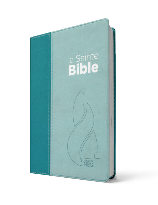 Kniha Bible compacte Segond NEG Vivella bleu ciel / bleu lagon 1979