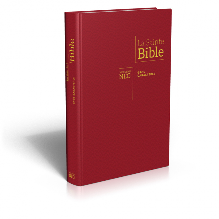 Kniha BIBLE NEG 1979 À TRÈS GROS CARACTÈRES SIMILICUIR BORDEAUX NEG 1979