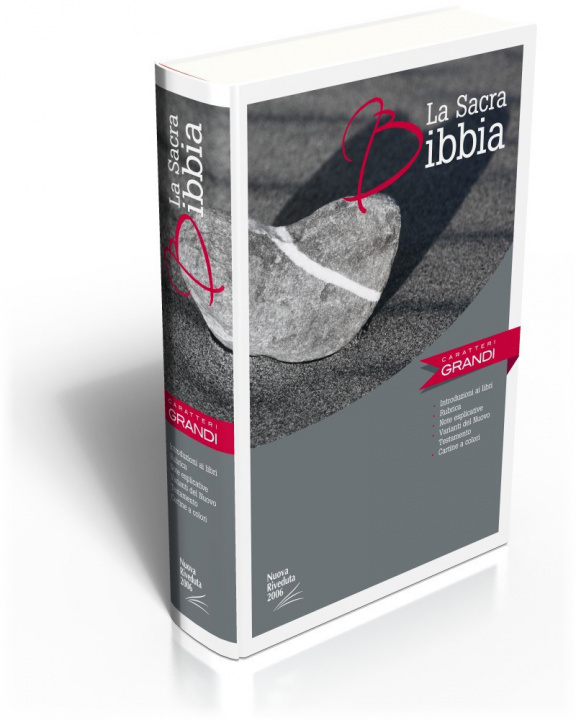 La Sacra Bibbia carateri grandi : Nuova Riveduta, rilegata illustrata, Book hardback