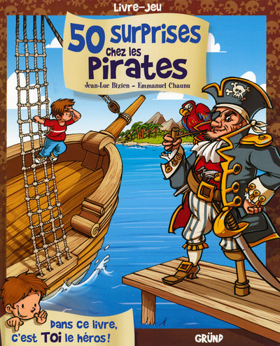 Książka 50 surprises chez les pirates Jean-Luc Bizien