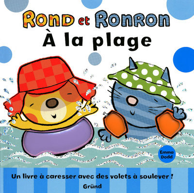 Carte Rond et Ronron à la plage 