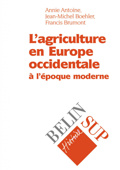 Kniha L'agriculture en Europe occidentale Bourquin