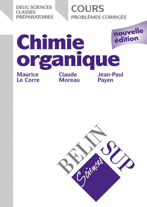 Kniha Chimie organique Moreau