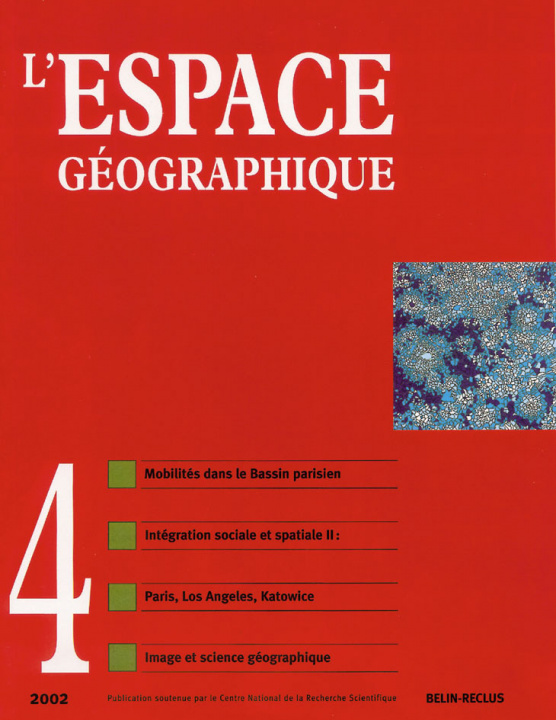 Kniha L'espace géographique - N°4 Brunet