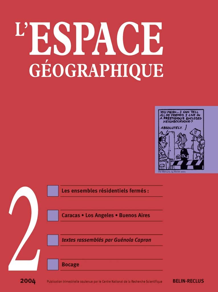 Kniha L'espace géographique - N°2 Brunet