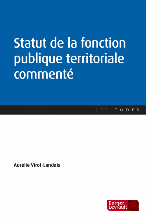 Knjiga Statut de la fonction publique territoriale commenté VIROT-LANDAIS