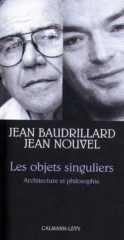 Book Les Objets singuliers Jean Baudrillard