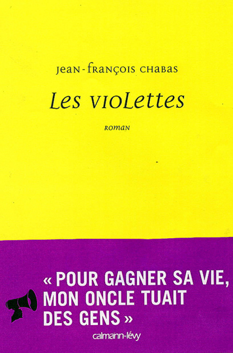 Boek Les Violettes Jean-François Chabas