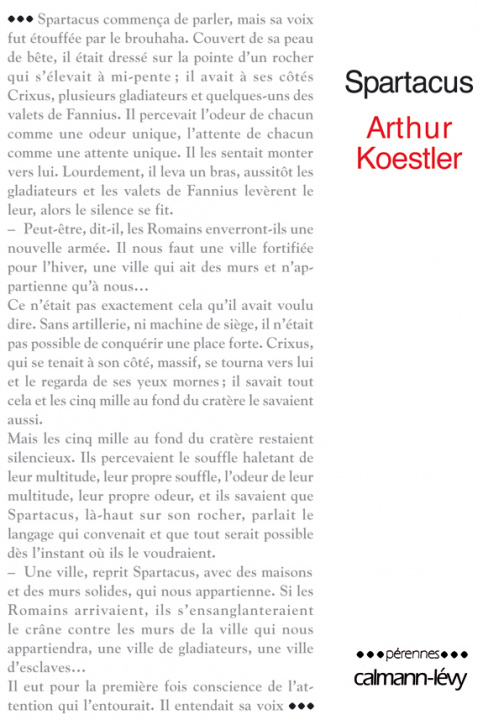 Knjiga SPARTACUS Arthur Koestler