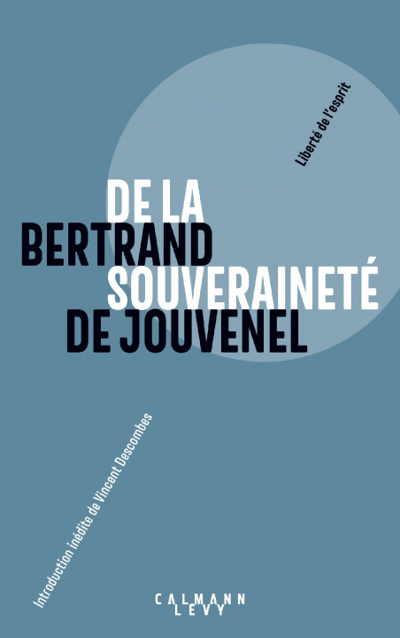 Könyv De la souveraineté Bertrand de Jouvenel