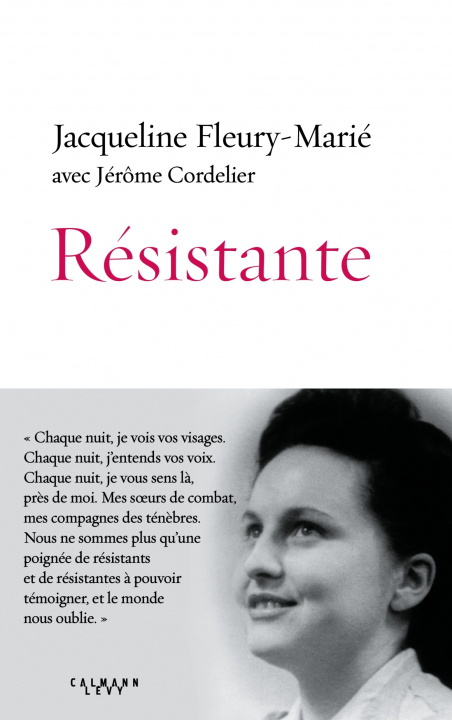 Knjiga Résistante Jacqueline Fleury-Marié