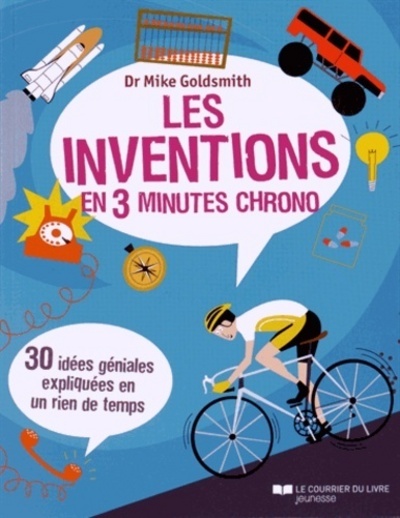 Kniha Les inventions en 3 minutes chrono Mike Goldsmith