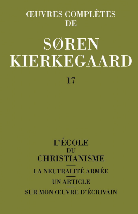 Knjiga L'école du christianisme - 1849-1851 Kierkegaard