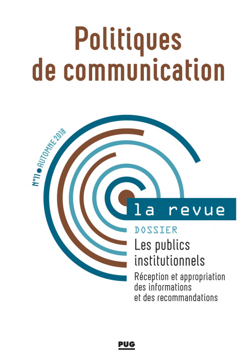 Kniha Politiques de communication - N° 11 - Automne 2018 