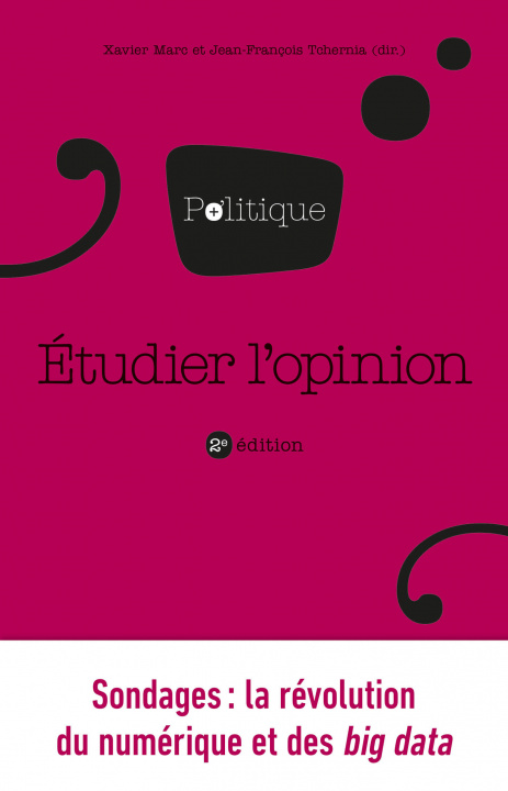 Livro Etudier l'opinion TCHERNIA