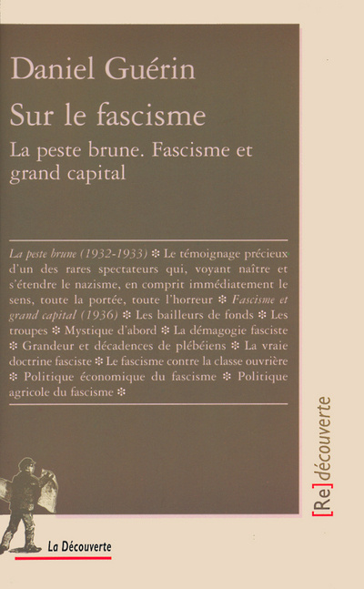 Libro Sur le fascisme Daniel Guérin