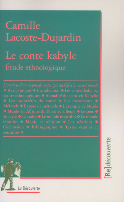 Knjiga Le conte kabyle Camille Lacoste-Dujardin