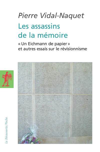 Könyv Les assassins de la mémoire Pierre Vidal-Naquet